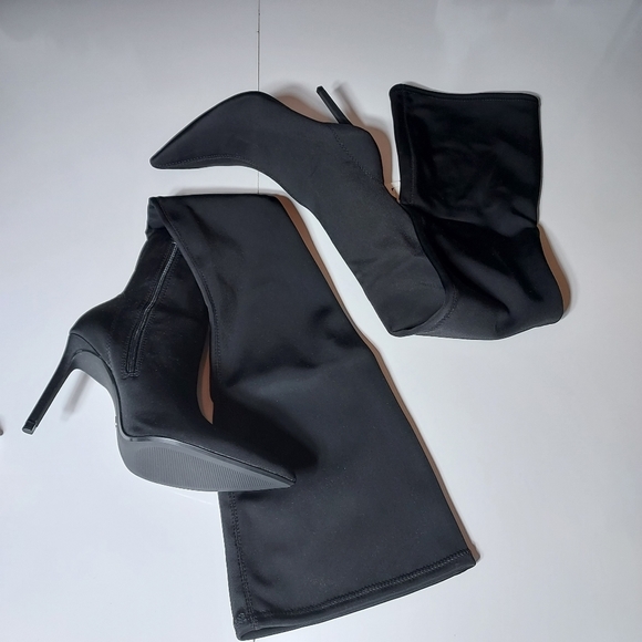 Zara over the knee fabric boots - Picture 8 of 9